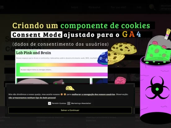 Criando um componente de cookies com consentimento para o GA4