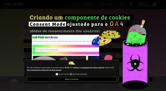 Criando um componente de cookies com consentimento para o GA4