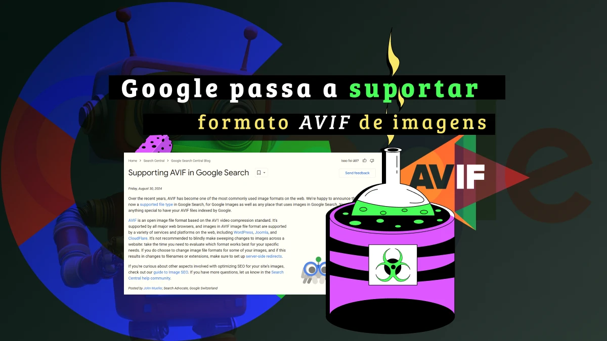 Google Search passa a oferecer suporte nativo ao formato AVIF