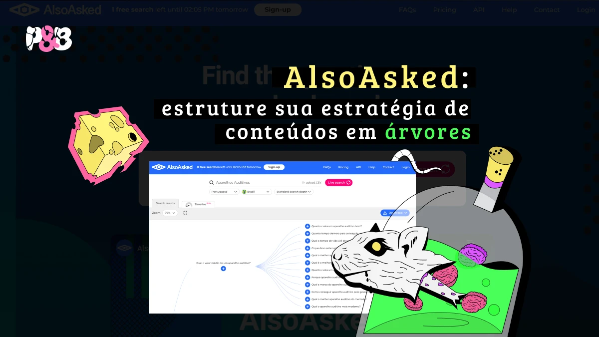 AlsoAsked: estruture sua estratégia de conteúdos em árvores