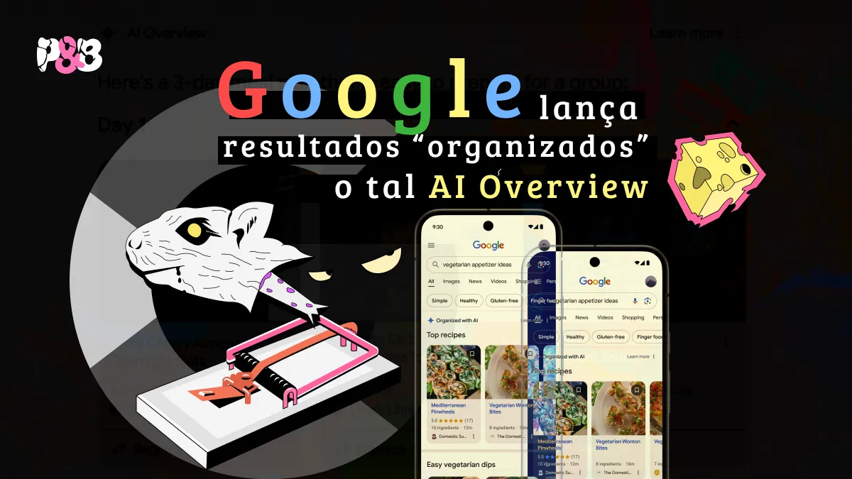 Google lança resultados organizados por AI, o AI Overview links