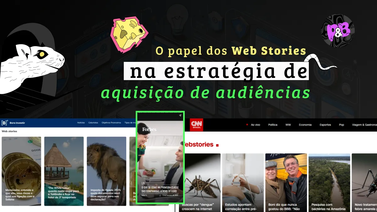 O papel dos Web Stories em aquisição de audiências